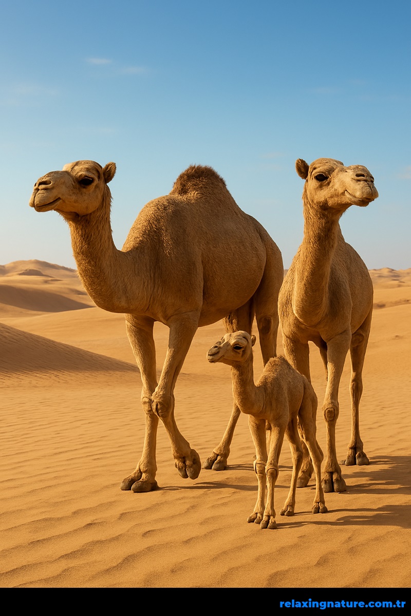 relaxing nature camel,about camel,relaxing nature,desert camel,camel and family in the desert,documentary