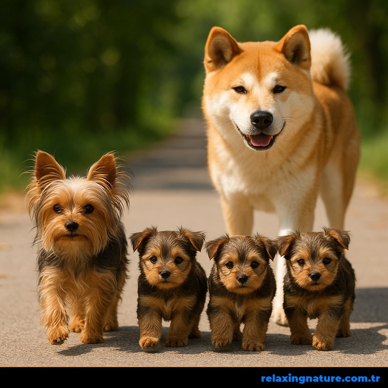 hachiko,hachiko love,Hachiko's puppies,relaxing nature,hachiko family