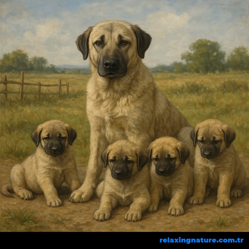 kangals,sivas kangal dog,relaxing nature,kangal nature,dog family